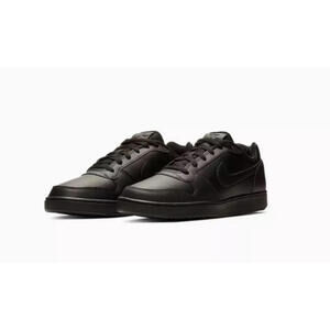 Nike Ebernon Low Triple Black Mens Size 13 Shoes Brand New